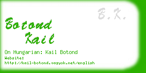 botond kail business card